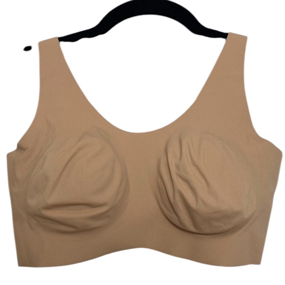Knix Luxelift Pullover Bra Small + Beige Tank Wireless Comfy 32D 32DD 32DDD 32E